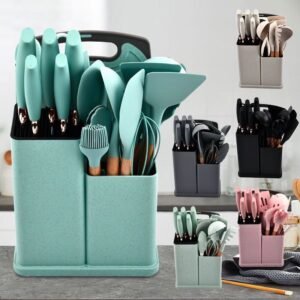 19 pieces Silicone Non-Stick Kitchen Utensil Set