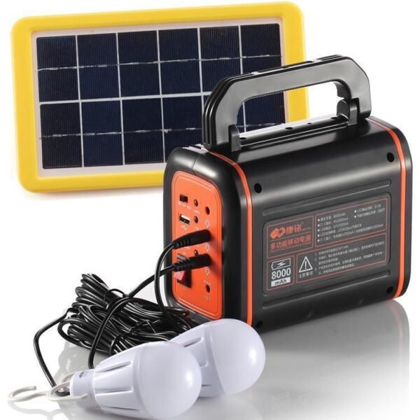 8000mAh Solar Rechargeable Power Station & Lantern
