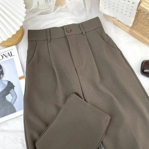 beige Trousers for Women