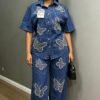 Demin two piece jean