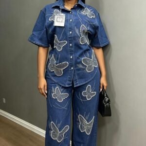 Demin two piece jean
