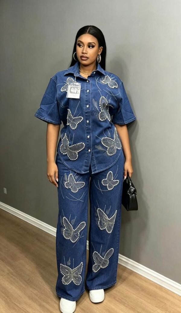 Demin two piece jean
