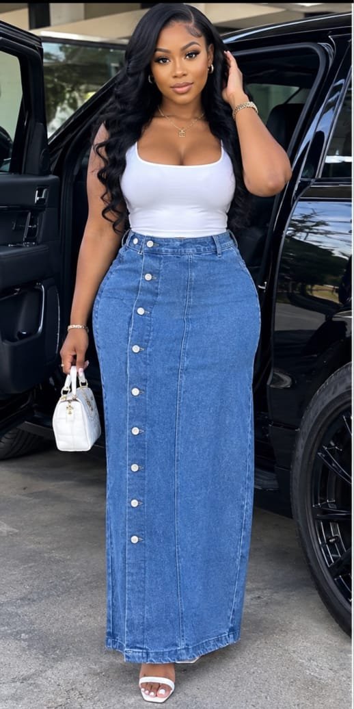 Demin skirt